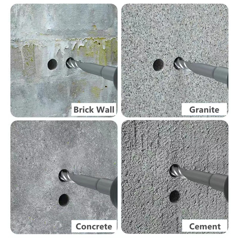 Vearter 7/8'' x 18'' SDS-Plus Rotary Hammer Drill Bit Carbide