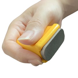 Denibbing Paint File Tool, Comfortable Grip with Dual-Sided Blade, Easily Removes Paint Imperfections on Cars, Walls, and Boards, Durable and Ergonomic Design (Yellow)