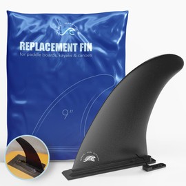 Paddle Board Fin - 9" Replacement for iSUP/Inflatable Paddle boards, kayak, canoe Stand Up Plastic Fin