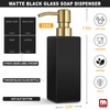 GMISUN Gold Soap Dispenser, Black Soap Dispenser Bathroom with Stainless