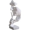 White Home Decoration, Face Statue, Modern Abstract Art Sculpture Decoration,