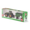 siku 1953 John Deere Tractor with Trailer, 1:50, Metal/Plastic, Green,
