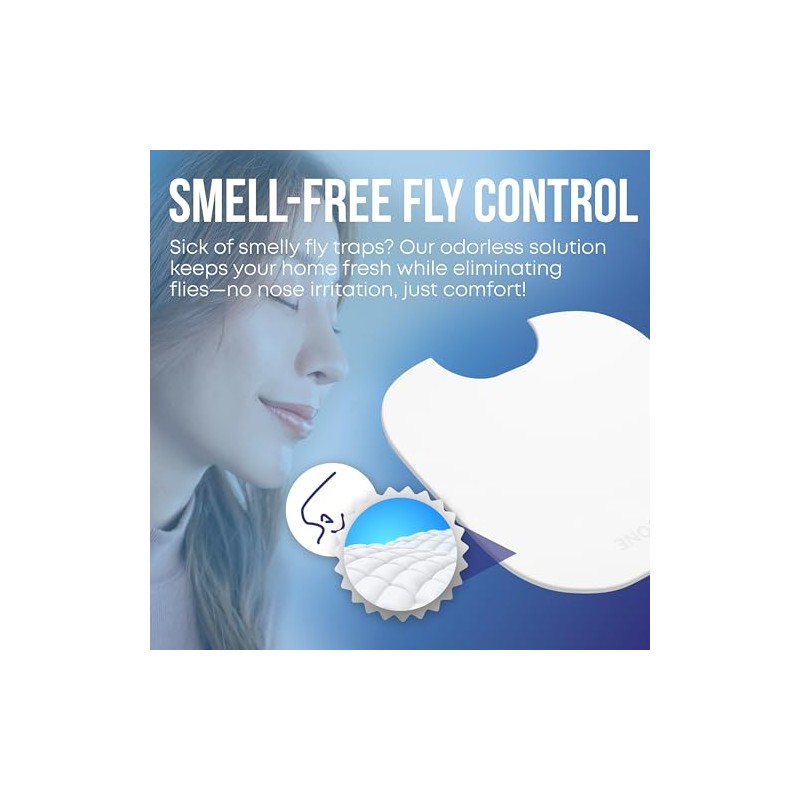 EverOne Glue Card Refills for Indoor Fly Trap – 3