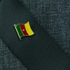 Parche bordado de la bandera de Camerún con pin de