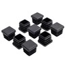 3/4" Square Tubing End Caps (20-Pack) - Durable Plastic Pipe