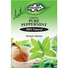 Dalgety Pure Peppermint Herbal Infusion Natural Tea, Delicious and Packed with Unique Health Benefits, Caffeine Free (3 Pack - 54 Teabags)
