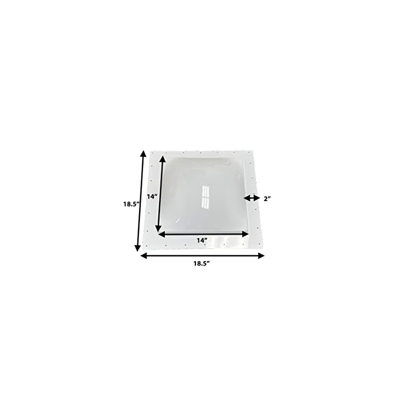 RV Outer Skylight - 14"x14" White