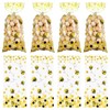 Macute 50pcs Bee Yellow Cellophane Treat Bags Ladybug or Bee