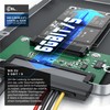CSL Hard Drive Enclosure SSD 8.89 cm (2.5 Inch) mSATA