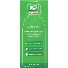 Opti-Free replenish solution for contact lenses 4 Fl oz