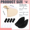 Chicingyou 4 Pairs Set-in Shoulder Pads Thickening Breathable Sponge Pads