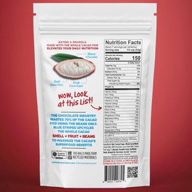 Blue Stripes Whole Cacao Granola (Dark Chocolate) - Gluten-Free, Low-Sugar, All-Natural, Non-GMO | No Refined Sugar | Vegan | No Artificial Ingredients | (3 Pack)