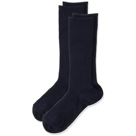 Atsugi LR79092 School Time Women's 22hPa 28 cm Length Socks, 2 Pairs, navy