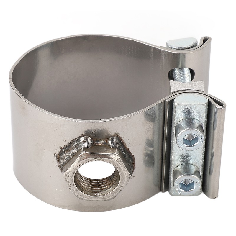 Clamp On Wideband Sensor Bung Adapter Adjustable Stainless Steel Oxygen