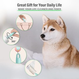 Lint Rollers,Pet Hair Remover,360 Sheets Pet Hair Remover Lint Rollers (1 Handle with 6 Refills) Lint Remover Dog Cat Hair Remover Sticky Roller for Clothes Furniture Car Pet Hair Fuzz