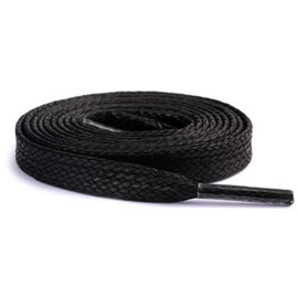 Smart Laces 90cm / 35.5" Black Flat Waxed Trainer Shoe laces ideal laces for adults or kids Trainer, Shoes, Boot Shoelaces