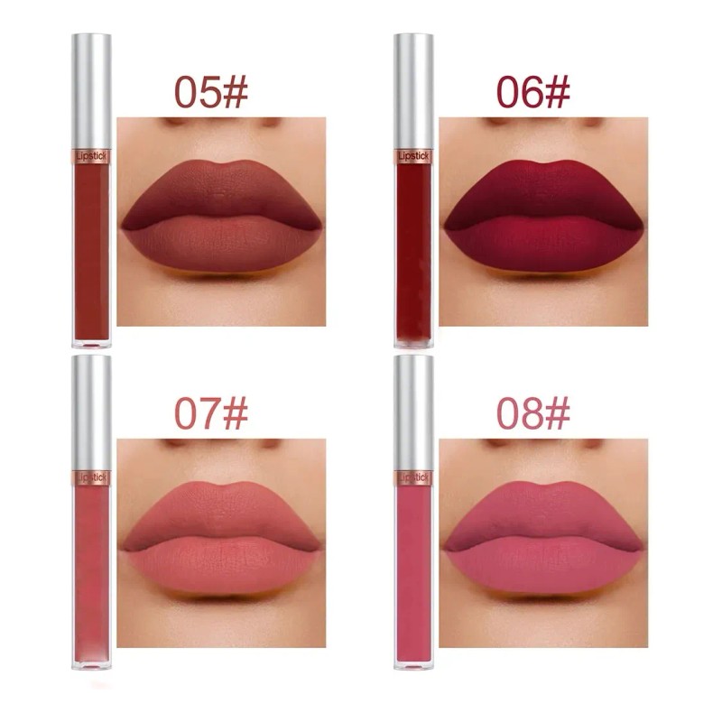 Brillos Labiales Mixed Color 10 Pzs Impermeables