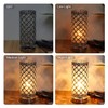 Crystal Table Lamp Touch Control Dimmable Accent Desk Lamp Bedside