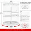 360 Rotating Makeup Organizer Countertop, Clear Acrylic Large Perfume Organizer,