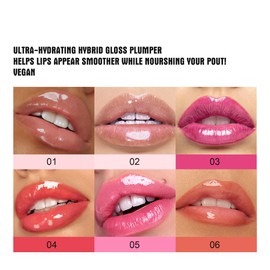 Plumping Lip Oil With Chili Extract - Fuller Lips Instantly! Ultra-Hydrating & Nourishing, Glossy Finish Lip Glow Oil, Lip Plumping Booster Plump, Smooth, and Define Your Lips Naturally (02 Baby Pink)
