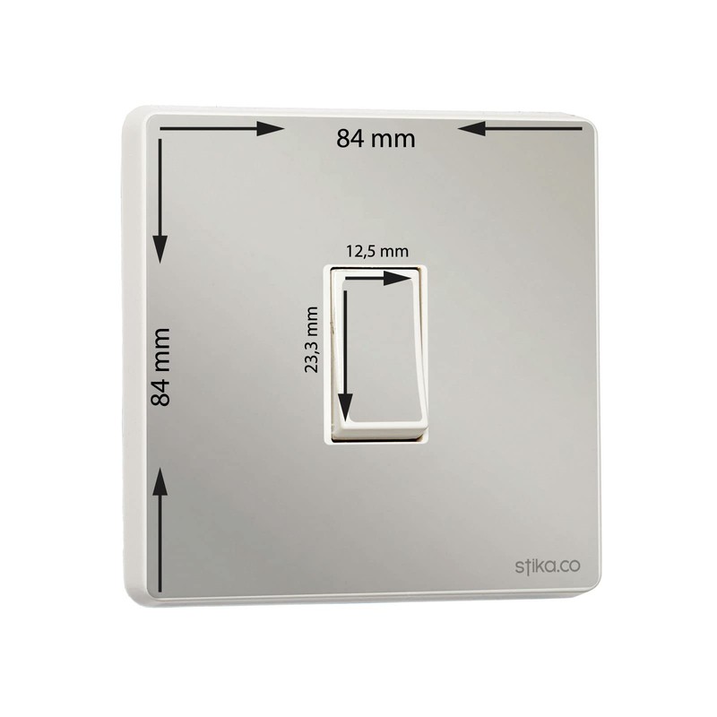 stika.co Pack of 2 Pink Bow Print Single Light Switch