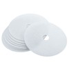 sourcing map Universal Cloth Dryer Exhaust Filter, Cotton 240x35mm White