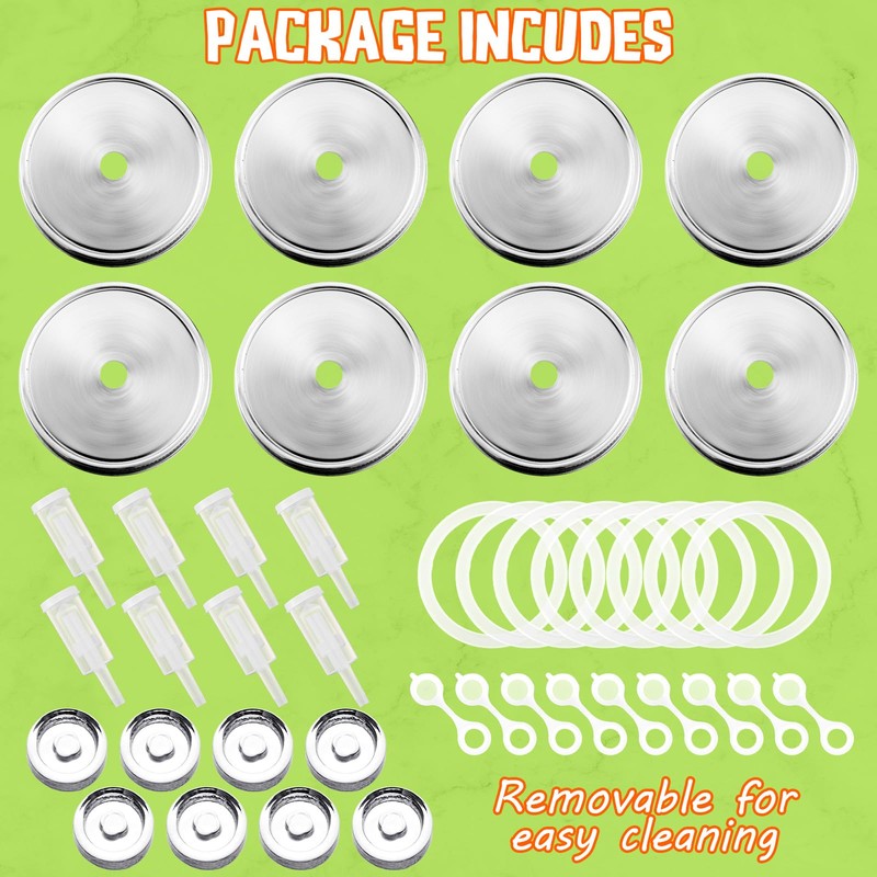 Tessco for you 8 Set Fermentation Kit, Wide Mouth Fermentation