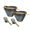 UNICASA Japanese Ramen Bowl Set with Chopsticks, Spoons and Rests,