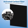 4 Packs IAF-H-100B Replacement Filter B Compatible with Idylis AC-2125,