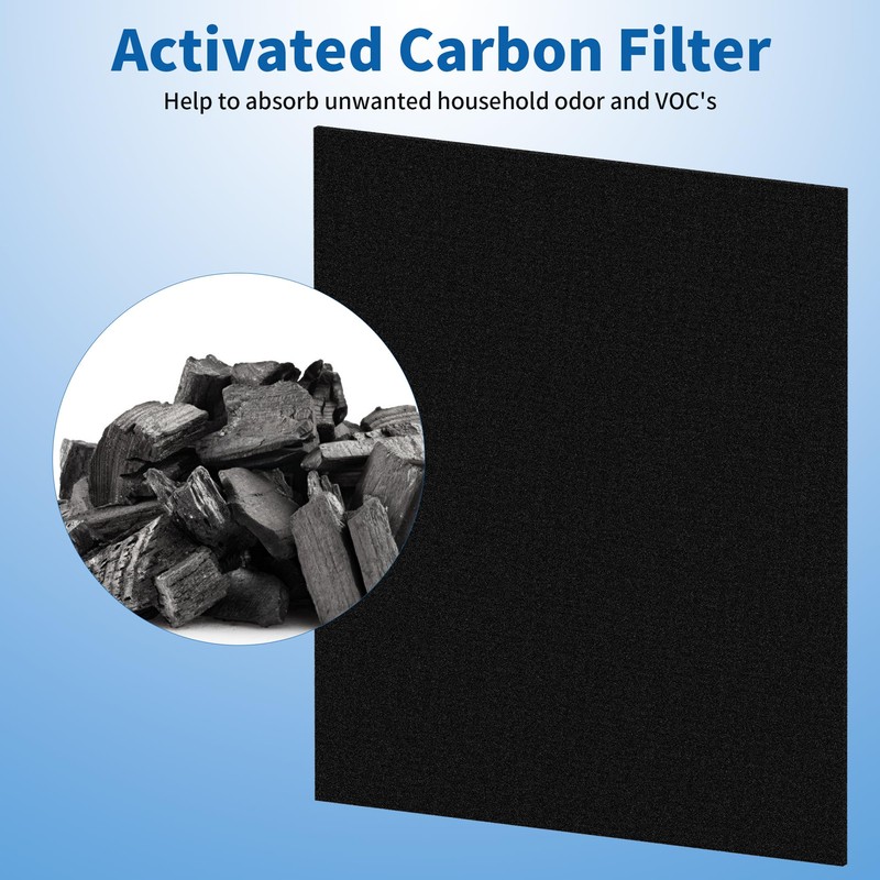 4 Packs IAF-H-100B Replacement Filter B Compatible with Idylis AC-2125,