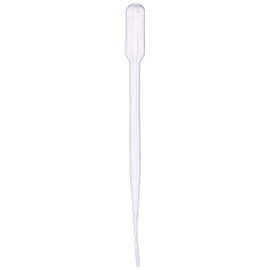 Globe Scientific 138020-500 LDPE General Purpose Transfer Pipet, Non-Sterile, 87mm Length, 1.7mL Capacity (Box of 500)