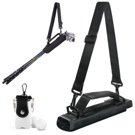 Golfschlägertasche, Mini-Golftasche, Tragbare Tasche Set für Golf-Training, Golfschläger Mini Tragetasche, Faltbar Golf Pencil Bag mit Schultergurt, Geeignet für Golfplatztraining