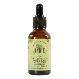 ORE - Aceite de Orégano Orgánico 100% Natural | 80% Carvacrol Grado Alimenticio | 30ml de origen silvestre - 30ml - Top Quality