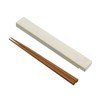 Sabu 414008 Hanagomo Chopsticks & Case, White