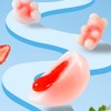 Halfoma Wax Bottle Chewable Candy, with Various Fruit-flavored Syrups in