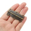 PATIKIL Small Vintage Box Hinges, 2 Inch, 8 Pack, 180-Degree,