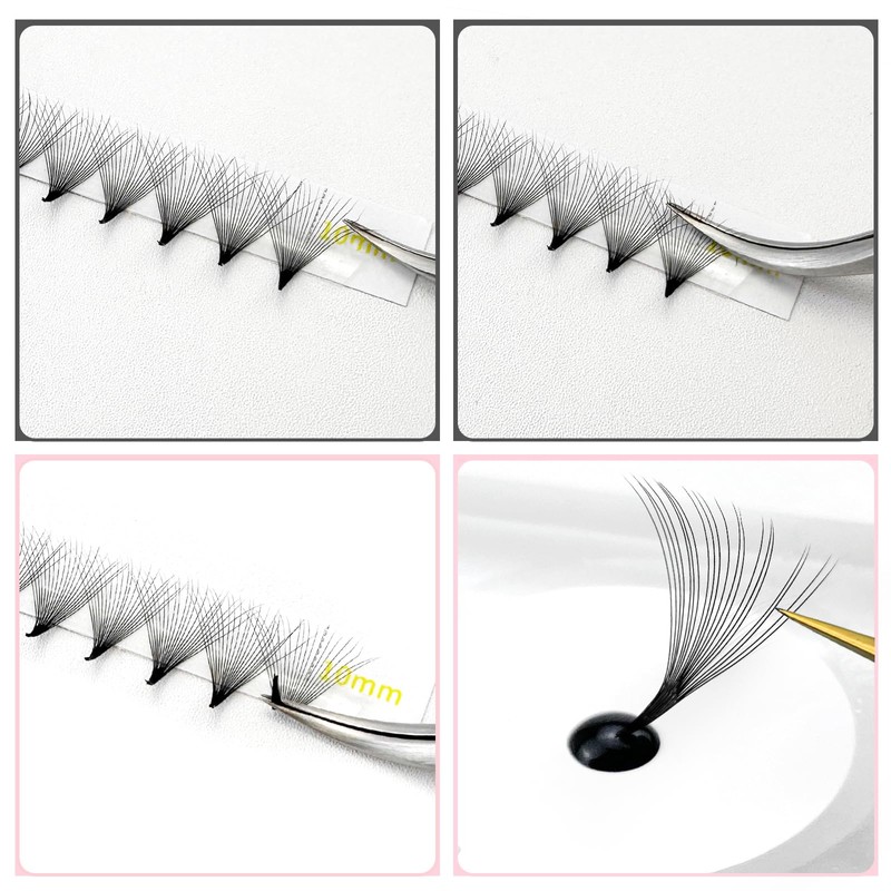 Premade Fans Eyelash Extension 400 Fans 20D 8-15mm Eyelash Fans