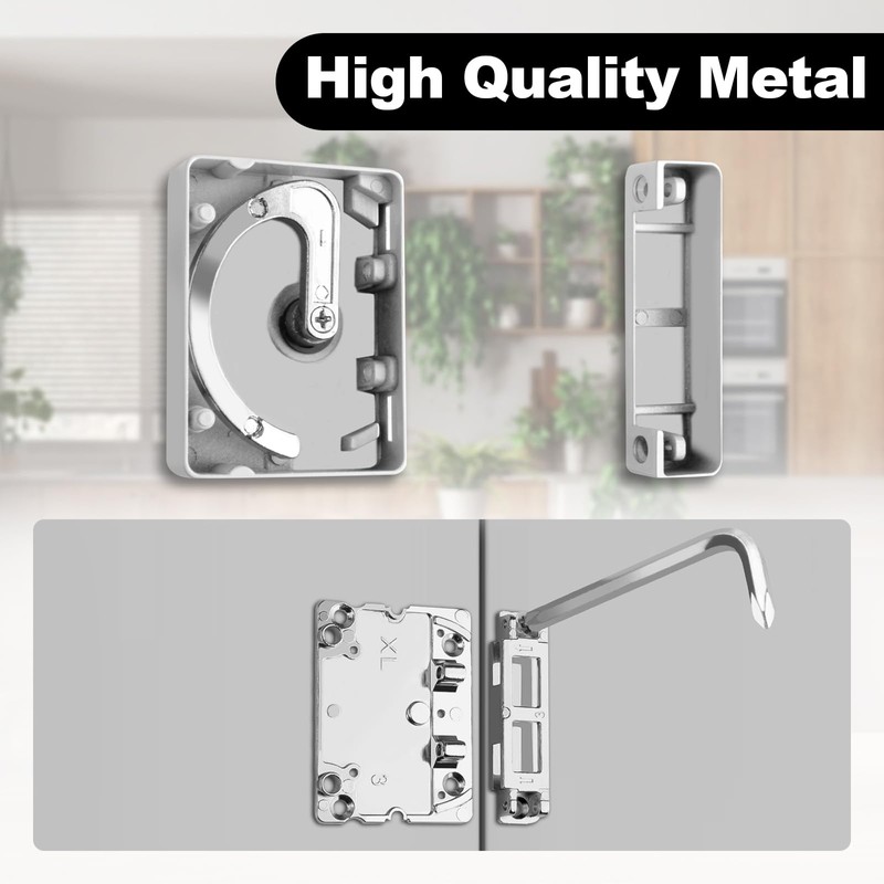 Keyless Combination Cabinet Lock - 3-Digit Security Door Lock for