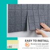 Large Cork Board, 12 Pack Felt Wall Tiles with Safe