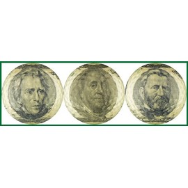 EnjoyLife Inc US Currency Collection $20/$100/$50 Golf Ball Gift Set