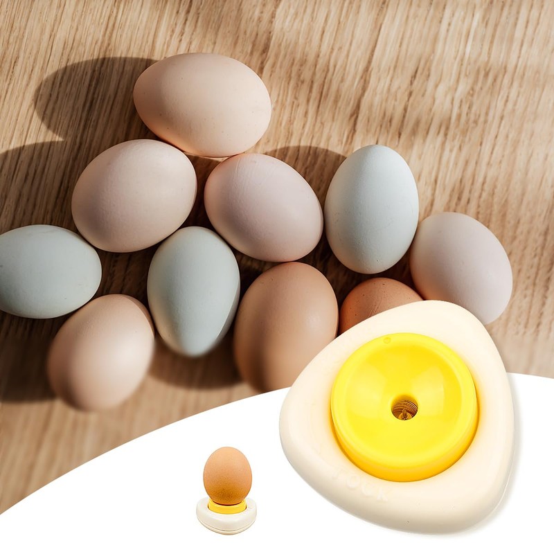Egg Piercer with Lock, Jagowa Semi-Automatic Hole Puncher Safe and