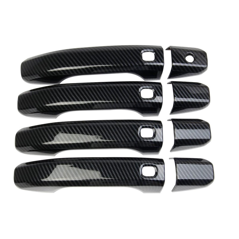 Fewshaw Carbon Fiber Side Door Handles Trim Cover for 2021-2024