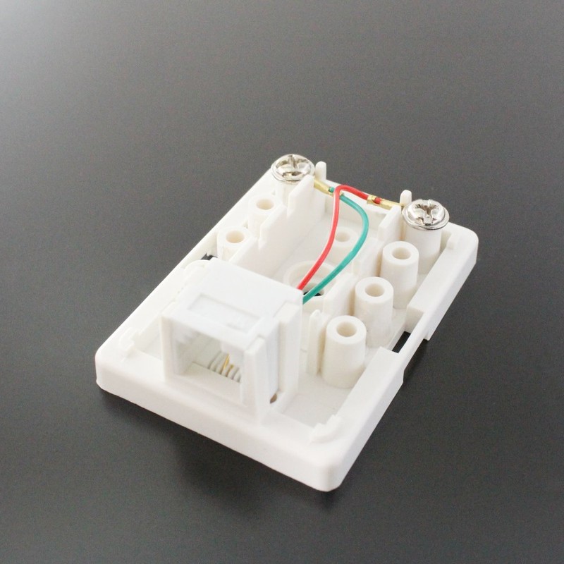 TARO'S CRS11-6P2C1J Modular Rosette Telephone/Telephone 6 Poles 2 Core 1