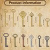 12PCS Hollow Barrel Skeleton Key, Universal Barrel Key Replacement, Generic