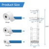 Toilet Paper Roll Holder Stand Bathroom Tissue Holders Free Standing
