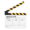 30x25CM Acrylic Clapperboard Director Movie Film BuiltIn Magnet Photography Action