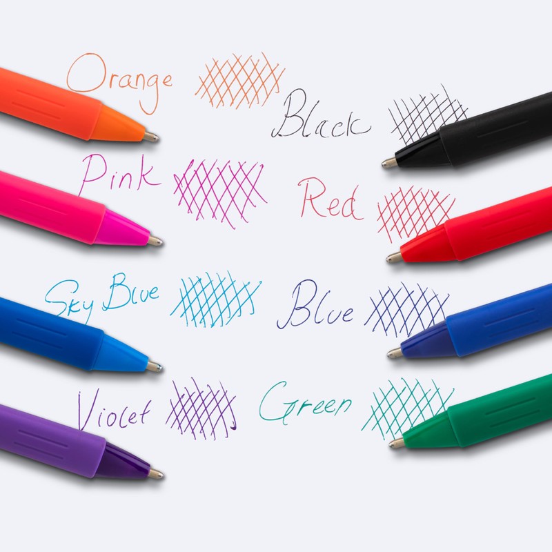 Pentel Wow! Retractable Ballpoint Pen, (1.4mm), Bold Line, Blue Ink,