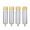 4PCS Preffair/R1722 Audio Connector Gold Plated Self Locking Solderless RCA