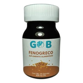Fenogreco En Polvo - Go3b - 60 Cápsulas - Suplemento Sin Sabor