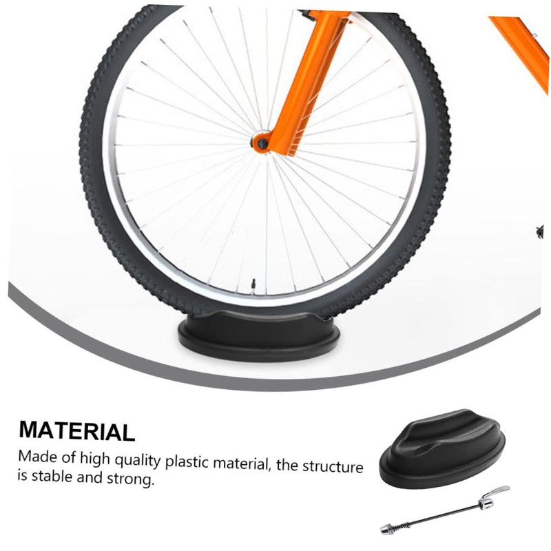BESPORTBLE Plastic Bike Front Wheel Stabilizer Mounting Pad for Indoor